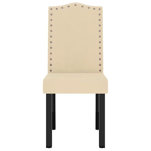 vidaXL J&iacute;deln&iacute; židle 6 ks kr&eacute;mov&eacute; samet