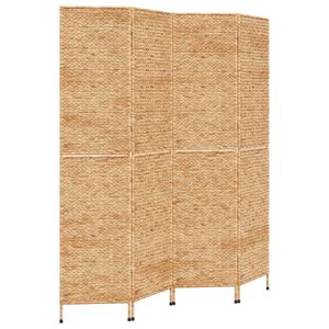 vidaXL Parav&aacute;n 4panelov&yacute; 163 x 180 cm vodn&iacute; hyacint
