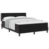 vidaXL Postel s boxspringem s čelo Čern&yacute; 200 x 140 cm samet