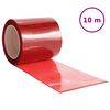 vidaXL Z&aacute;věs do dveř&iacute; červen&yacute; 200 mm x 1,6 mm 10 m PVC