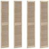 vidaXL Skř&iacute;ňov&eacute; dveře se dveřmi 4 pcs Př&iacute;rodn&iacute; 201 x 2,1 x 39,5 cm