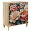 vidaXL Serv&iacute;rovac&iacute; skř&iacute;ň BORNE Sonoma 69 x 33 x 75 cm Kompozitn&iacute; dřevo