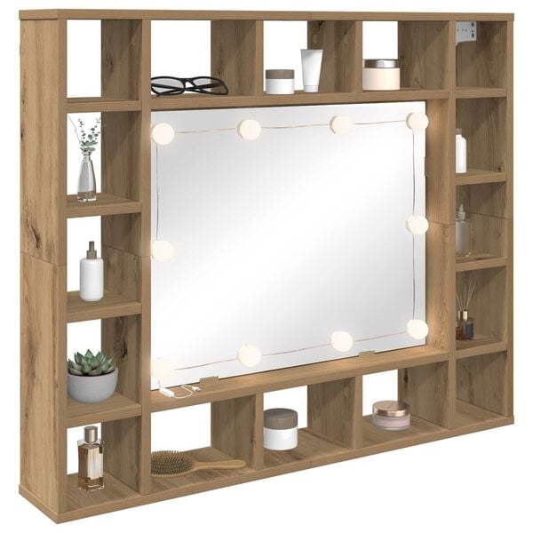 vidaXL Zrcadlov&aacute; světla 2 pcs B&iacute;l&aacute; 4.5 x 4.5 x 4.8 cm Plast