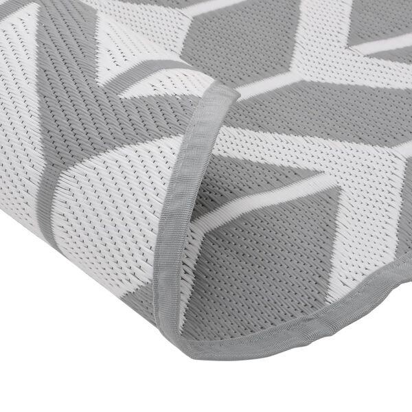 vidaXL Venkovn&iacute; koberec ARAKIL &scaron;ed&yacute; &Oslash; 160 cm PP