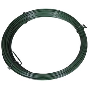 vidaXL Plotov&yacute; vyvazovac&iacute; dr&aacute;t 25 m 1,4/2 mm ocelov&yacute; zelen&yacute;