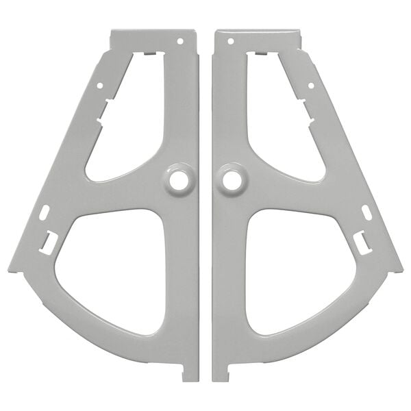 vidaXL Pant na v&yacute;klopn&yacute; &scaron;upl&iacute;k 12 pcs Stř&iacute;brn&aacute; 235 x 155 x 30 mm