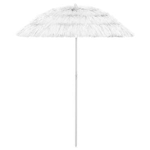 vidaXL Pl&aacute;žov&yacute; slunečn&iacute;k Hawaii b&iacute;l&yacute; 180 cm