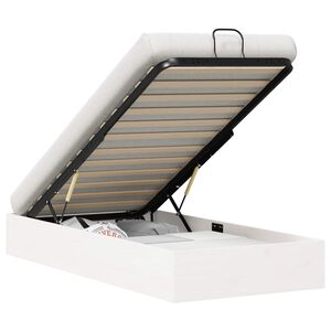 vidaXL Otomanov&aacute; postel s &uacute;ložn&yacute;m prostorem B&iacute;l&aacute; 75 x 190 cm