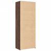 vidaXL Skříň highboard hnědý dub 70 x 41 x 185 cm kompozitní dřevo