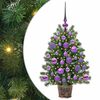 vidaXL Uměl&yacute; v&aacute;nočn&iacute; stromeček s 150 LED diodami Zelen&aacute; 75 cm PE a PVC