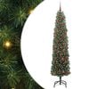 vidaXL Uměl&yacute; v&aacute;nočn&iacute; stromeček Zelen&aacute; 180 cm PVC, ocel a plast