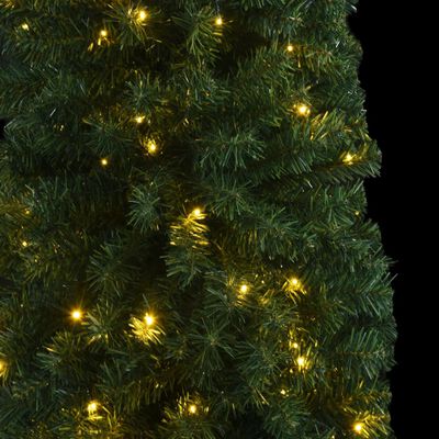 vidaXL Úzký vánoční stromek 300 LED 270 cm