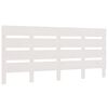 vidaXL Čelo postele b&iacute;l&eacute; 200 x 3 x 80 cm masivn&iacute; borovice