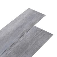 vidaXL Samolepicí podlahová krytina PVC 5,21 m² 2 mm matné šedé dřevo