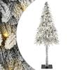 vidaXL V&aacute;nočn&iacute; stromeček s 300 LED diodami B&iacute;l&aacute; 210 cm PE a Ocel