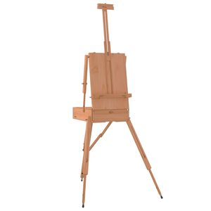 vidaXL Mal&iacute;řsk&yacute; stojan 81 x 121 x 173 cm masivn&iacute; bukov&eacute; dřevo
