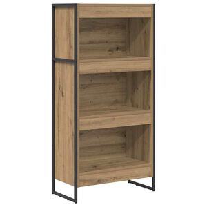 vidaXL Knihovna 60 x 30 x 121 cm Kompozitn&iacute; dřevo Uměleck&yacute; dub
