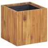 vidaXL Zahradn&iacute; vyv&yacute;&scaron;en&yacute; z&aacute;hon 24,5 x 24,5 x 25 cm masivn&iacute; ak&aacute;cie