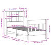 vidaXL Postel bez matrace voskově hněd&aacute; 75 x 190 cm masivn&iacute; borovice