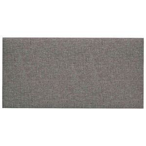 vidaXL N&aacute;stěnn&yacute; čeln&iacute;k 12 ks 60 x 30 cm Světle &scaron;ed&aacute; textil