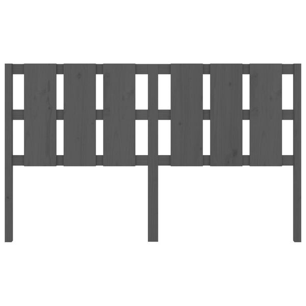 vidaXL Čelo postele &scaron;ed&eacute; 185,5 x 4 x 100 cm masivn&iacute; borovice