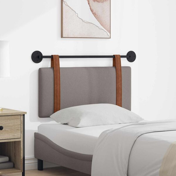 vidaXL Z&aacute;věsn&aacute; čeln&iacute; deska N&aacute;stěnn&yacute; Taupe 90 x 55 x 5 cm Antick&yacute; PU