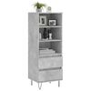 vidaXL Skříň highboard betonově šedá 40 x 36 x 110 cm kompozitní dřevo