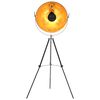 vidaXL Stojací lampa E27 černo-zlatá 51 cm