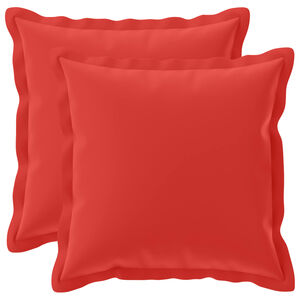 vidaXL Povlak na pol&scaron;t&aacute;ř 2 ks HOUTEN Červen&aacute; 30 x 30 cm Polyester