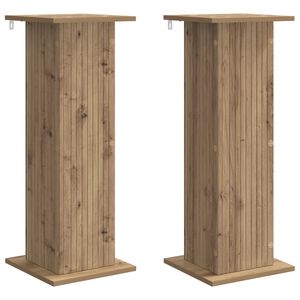 vidaXL Stojan na rostliny 2 ks Dub artisan 30,5 x 30 x 80,5 cm