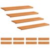 vidaXL Schodi&scaron;ťov&eacute; n&aacute;&scaron;lapy 12 ks 110 x 30 x 2 cm Světle hněd&aacute;