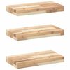 vidaXL Plovouc&iacute; police 3 ks 60 x 20 x 4 cm neo&scaron;etřen&eacute; ak&aacute;ciov&eacute; dřevo