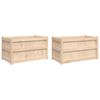 vidaXL Zahradn&iacute; truhl&iacute;ky 2 ks masivn&iacute; borov&eacute; dřevo