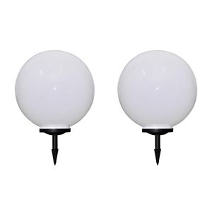 vidaXL Venkovn&iacute; osvětlen&iacute; př&iacute;jezdov&eacute; cesty 2 ks LED 50 cm se z&aacute;pichem