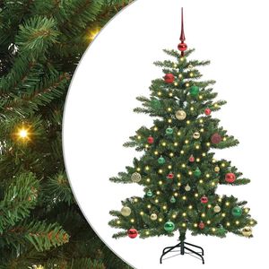 vidaXL Uměl&yacute; Skl&aacute;dac&iacute; V&aacute;nočn&iacute; Strom Zelen&aacute; 150 cm PVC a ocel