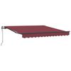 vidaXL Automatick&aacute; zatahovac&iacute; mark&yacute;za burgundsk&aacute; 300 x 250 cm
