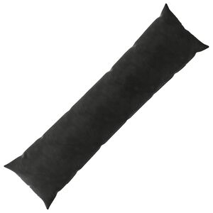 vidaXL Povlak na pol&scaron;t&aacute;ř HEERLEN Čern&aacute; 40 x 145 cm Samet