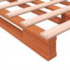 vidaXL Postel z palet voskově hněd&aacute; 140 x 200 cm masivn&iacute; borov&eacute; dřevo