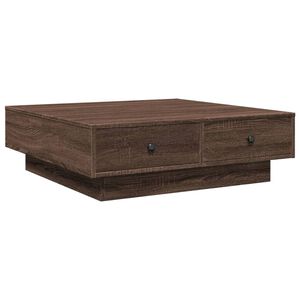 vidaXL Konferenčn&iacute; stolek hněd&yacute; dub 90 x 90 x 28 cm kompozitn&iacute; dřevo