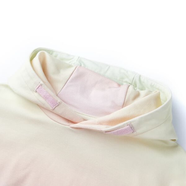 Dětsk&aacute; mikina s kapuc&iacute; hvězdně b&iacute;l&aacute; 116