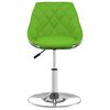 vidaXL Otočn&eacute; j&iacute;deln&iacute; židle 4 ks zelenob&iacute;l&eacute; uměl&aacute; kůže
