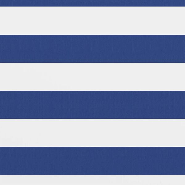 vidaXL Balk&oacute;nov&aacute; z&aacute;stěna b&iacute;l&aacute; a modr&aacute; 90 x 300 cm oxfordsk&aacute; l&aacute;tka