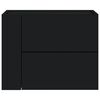 vidaXL N&aacute;stěnn&yacute; nočn&iacute; stolek čern&yacute; 45 x 30 x 35 cm