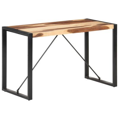 vidaXL Jídelní stůl 120 x 60 x 75 cm masivní dřevo vzhled sheesham
