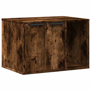 vidaXL Skř&iacute;ňka na kočič&iacute; z&aacute;chod hněd&yacute; dub 60x40x40 cm kompozitn&iacute; dřevo