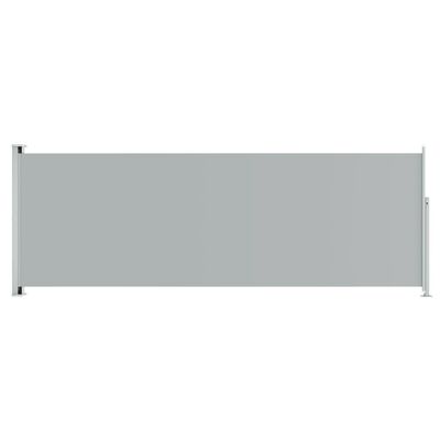 vidaXL Zatahovací boční markýza 220x600 cm šedá
