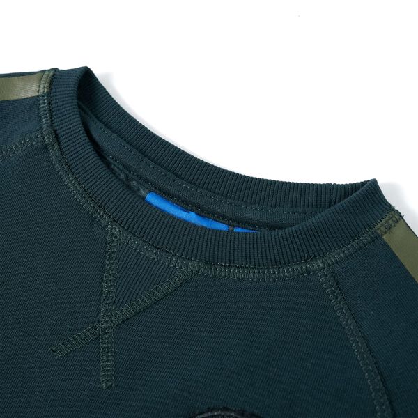 Dětsk&aacute; mikina mechově zelen&aacute; 92