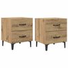 vidaXL Z&aacute;suvka pod postel 2 ks Artisanov&yacute; dub 40 x 35 x 47,5 cm