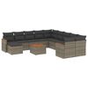 vidaXL Patio Sofa Set 11m&iacute;stn&eacute; Grey