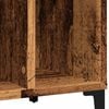 vidaXL Skř&iacute;ňka na LP desky old wood 100 x 38 x 48 cm kompozitn&iacute; dřevo